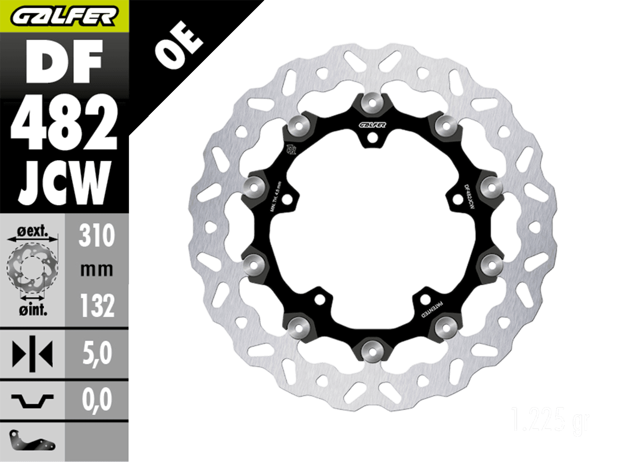 Galfer Yamaha R6 Front Brake 310mm Floating Floatech Rotor (05-16