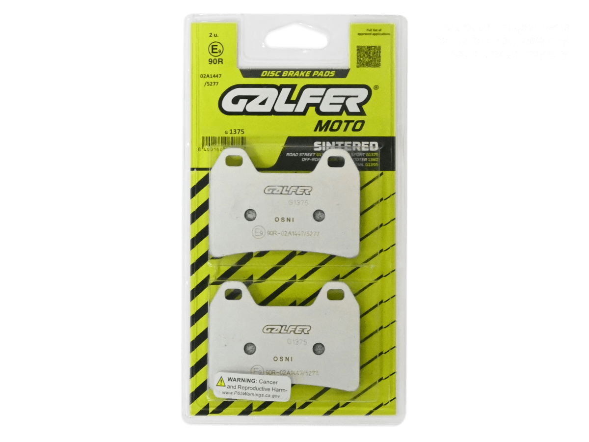 ピスタ Galfer Motorcycle Brake Pads Street FD262G1375 - Front (2/pc