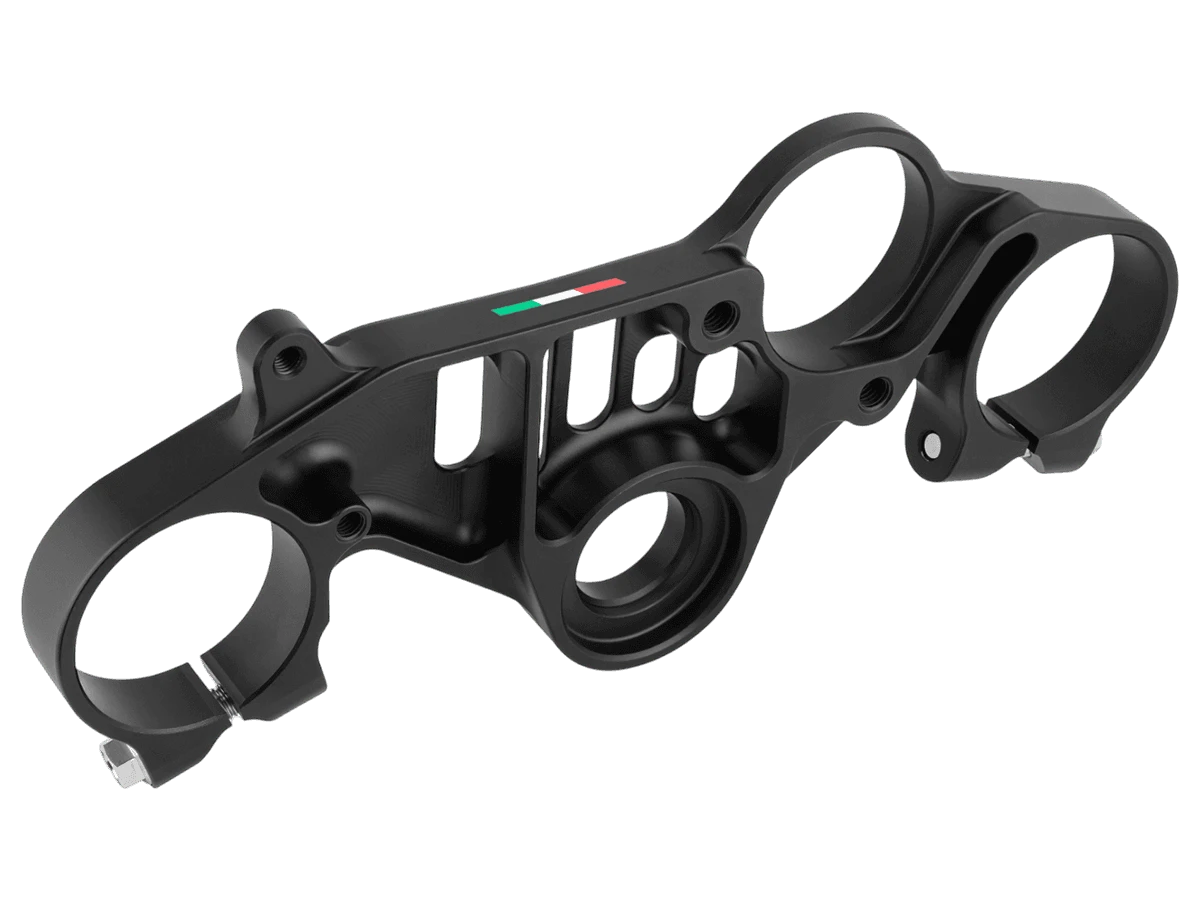 Bonamici Top Triple Clamp Yamaha R9 (Black) (Street): MOTO-D Racing