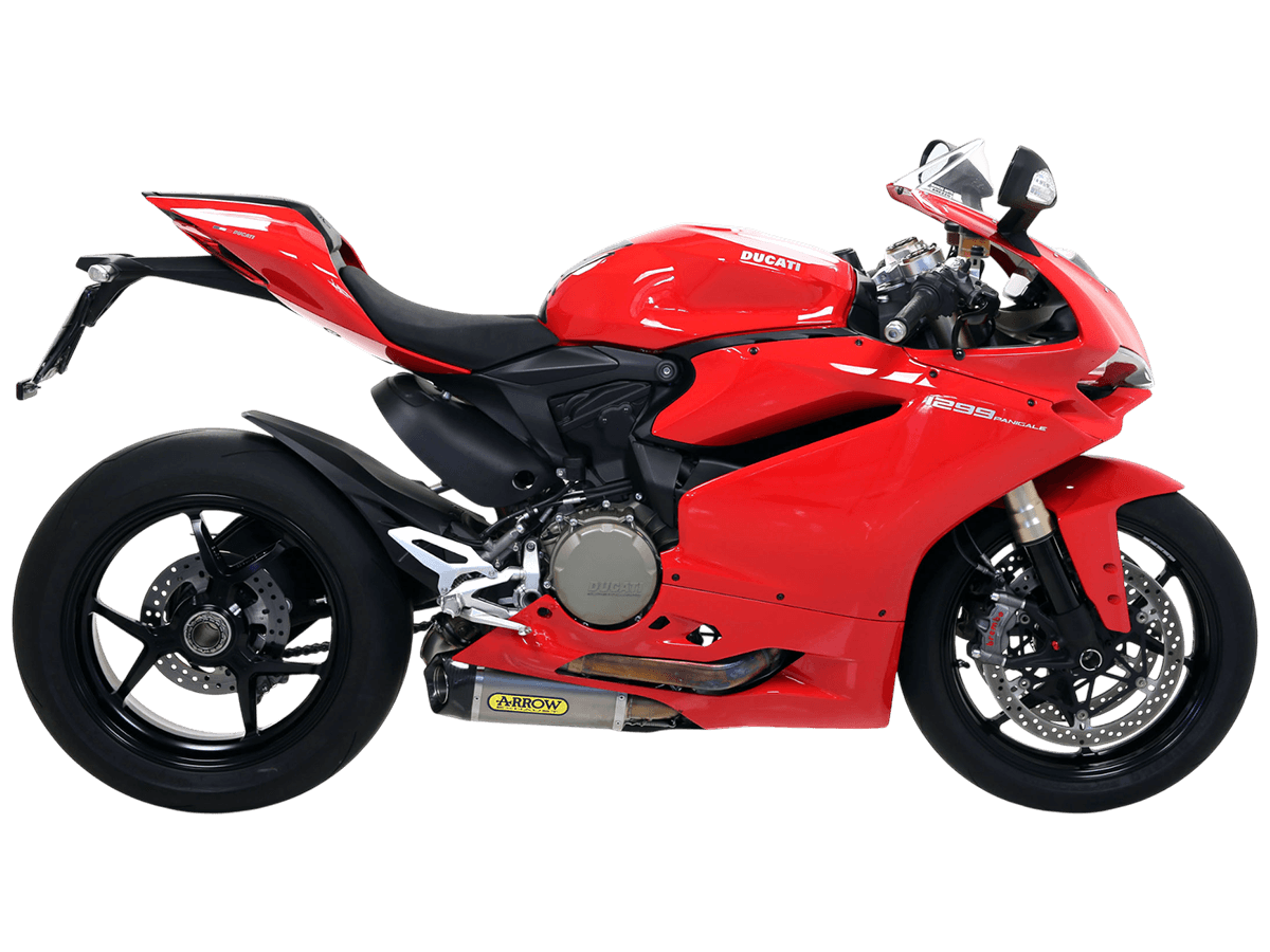 Arrow Exhaust Ducati 1299 Panigale Twin Titanium Works Carbon Cap