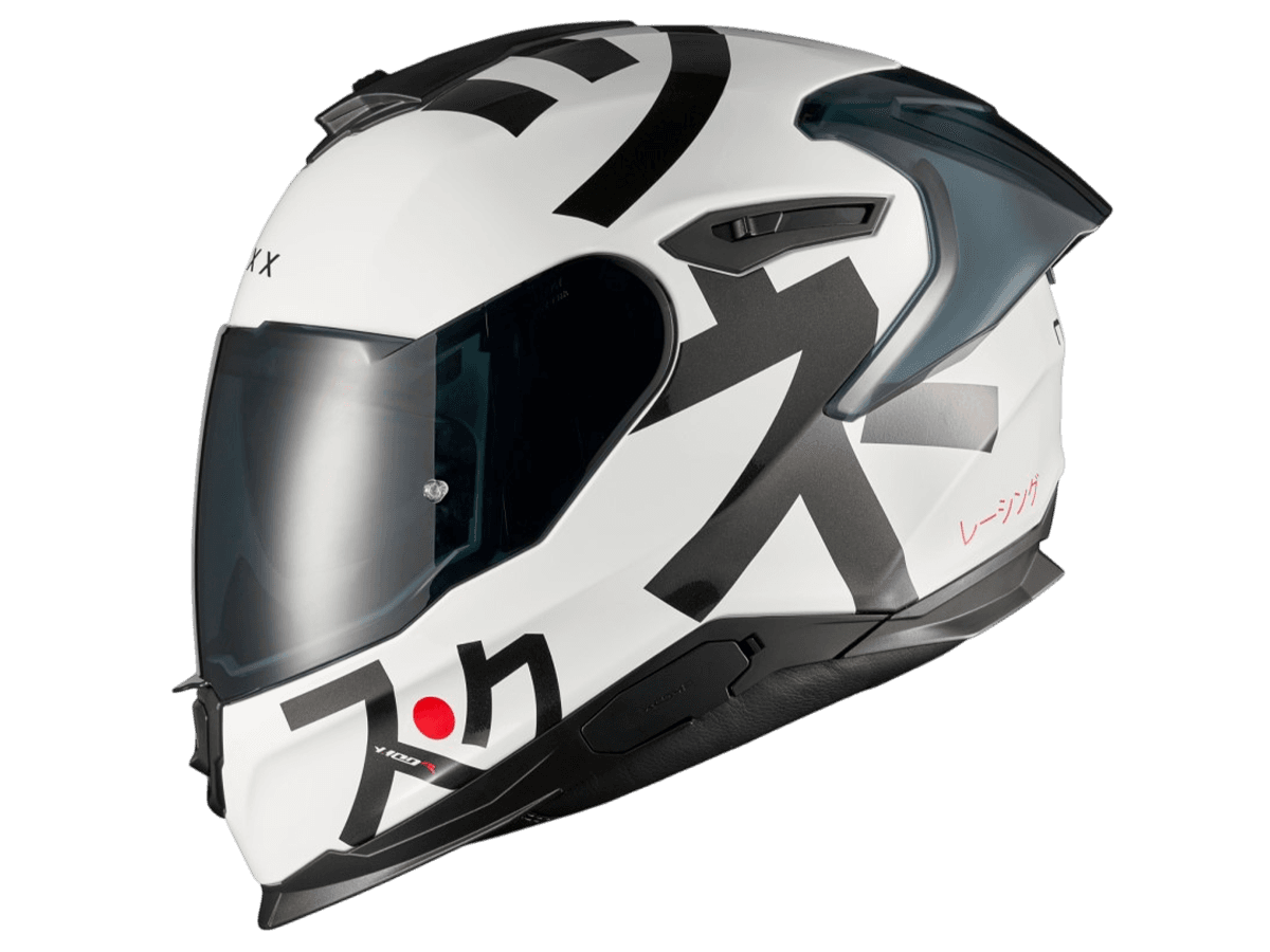 Nexx Y.100R Helmet Nippon White: MOTO-D Racing