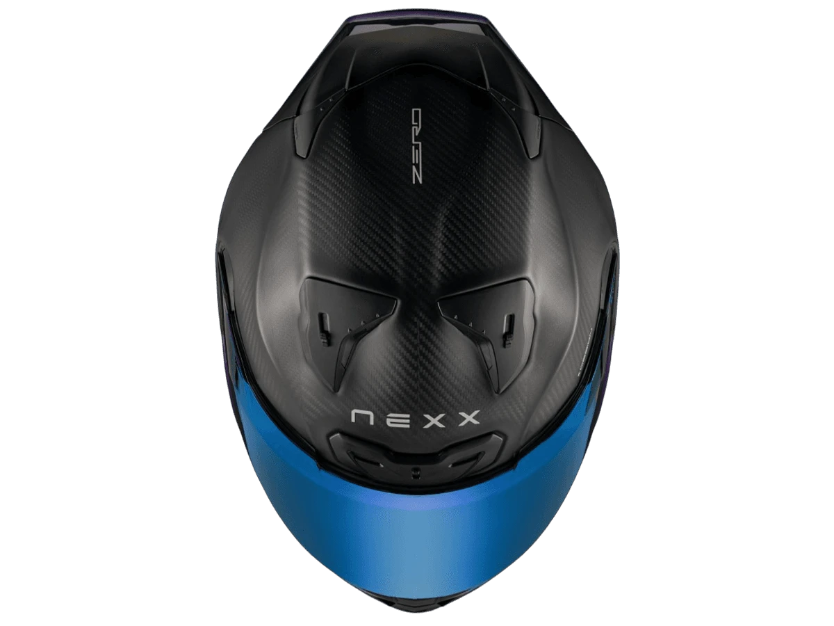 Nexx Motorcycle Helmets | X.R3R ZeroPro2 Matte Blue Carbon: MOTO-D