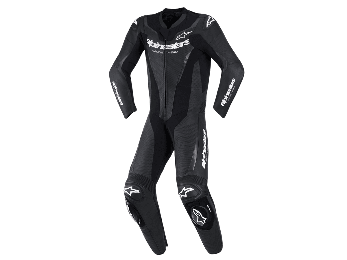 ユリ Alpinestars レーシングスーツ ブラック Alpinestars GP Force V2 Leather Race Suit (Black) : MOTO-D Racing