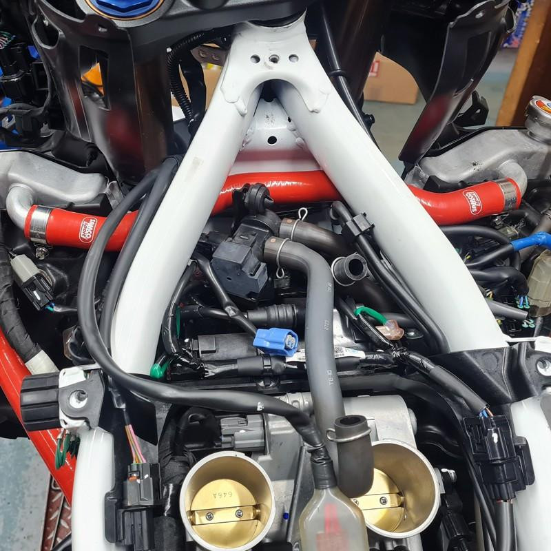 Samco Radiator Hose Kit Honda Africa Twin (Red): MOTO-D Racing