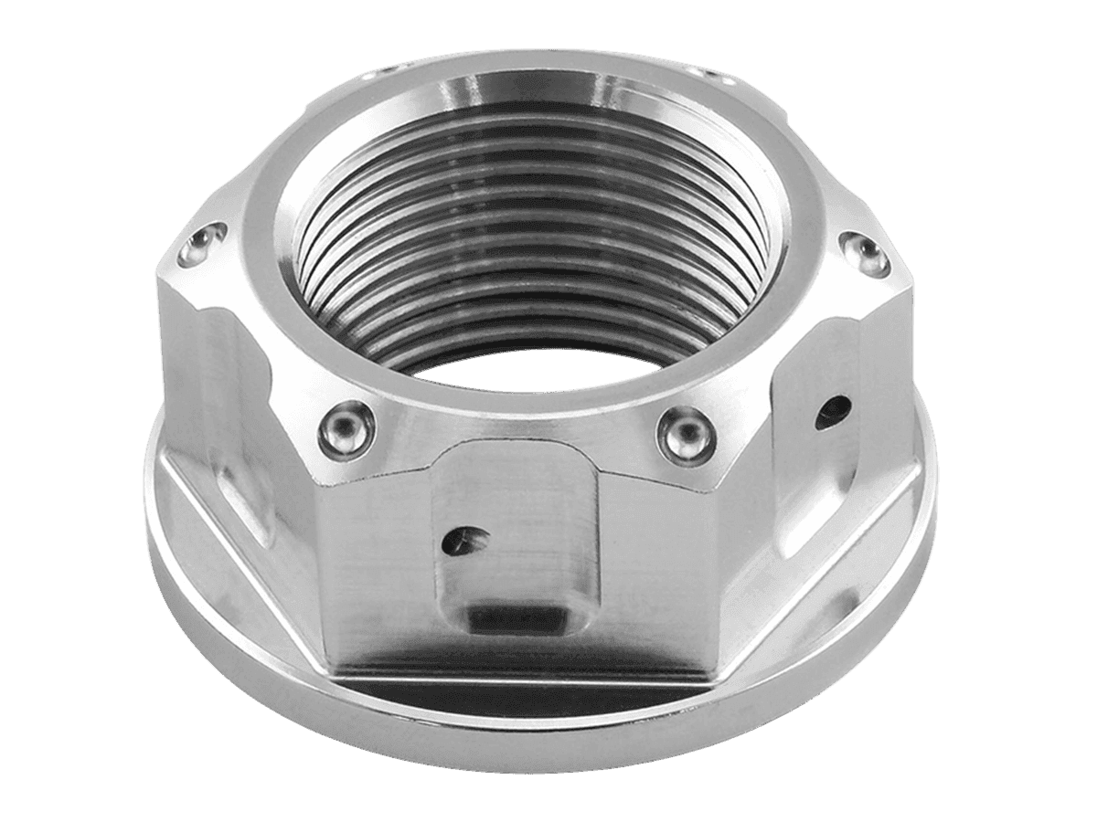 Titanium Race Drilled Rear Axle Nut M22x1.5 | Probolt USA: MOTO-D