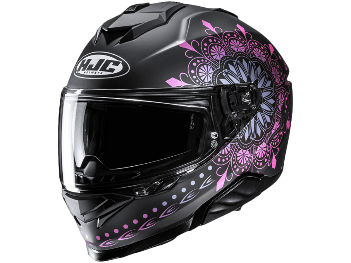 helmet hjc V10 Union Garage and new lower mouth and top vents for better air intake HJC i91 Modular Helmet Review