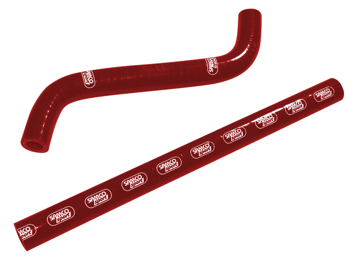 Samco Oil Cooler Hose Kit Aprilia RSV4 (2016+) (Red): MOTO-D Racing