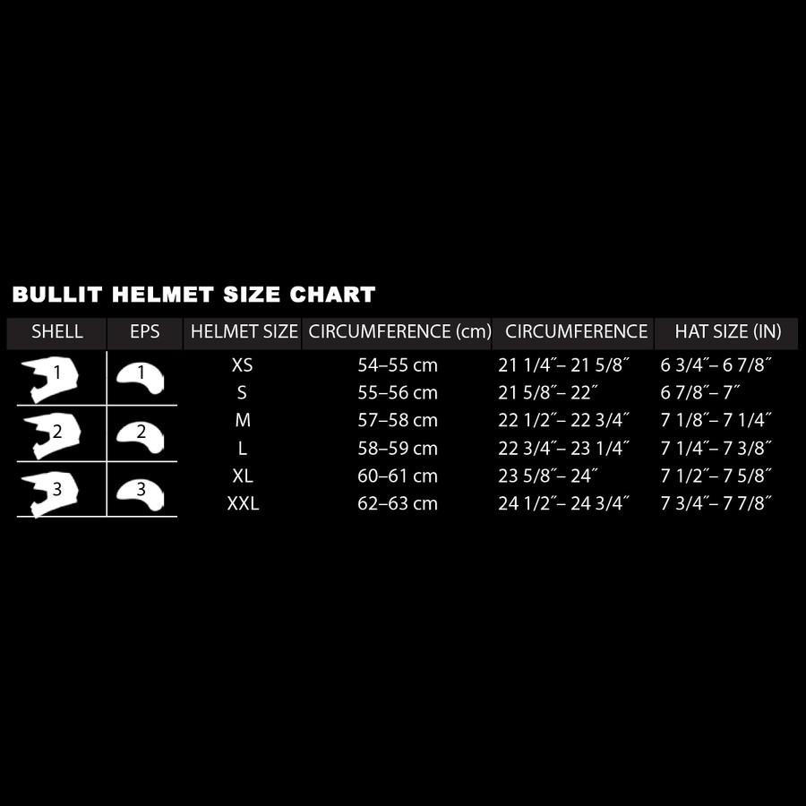 Bell Bullitt Helmet Gloss Black Size XXL: MOTO-D Racing