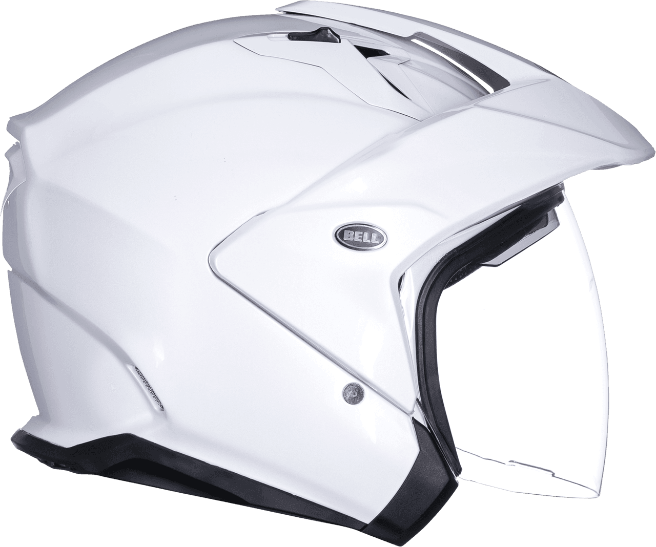 Bell Mag-9 Helmet Gloss Pearl White Size XXL: MOTO-D Racing