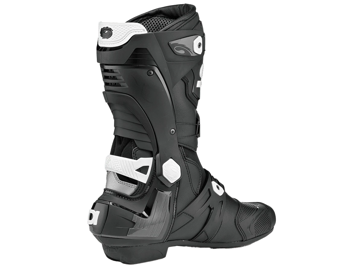 SIDI Rex Motorcycle Boots Black: MOTO-D Racing