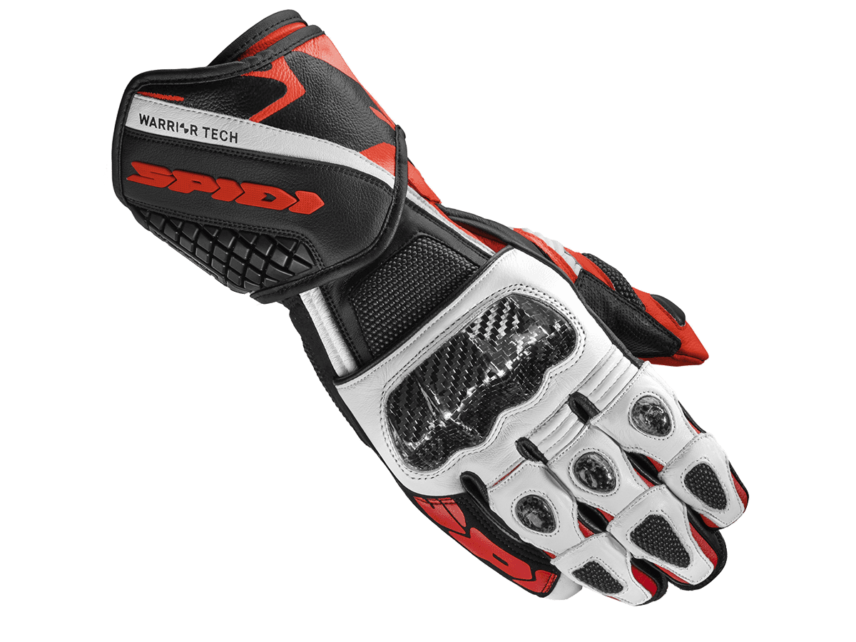 SPIDI Carbo 5 Gloves Red: MOTO-D Racing
