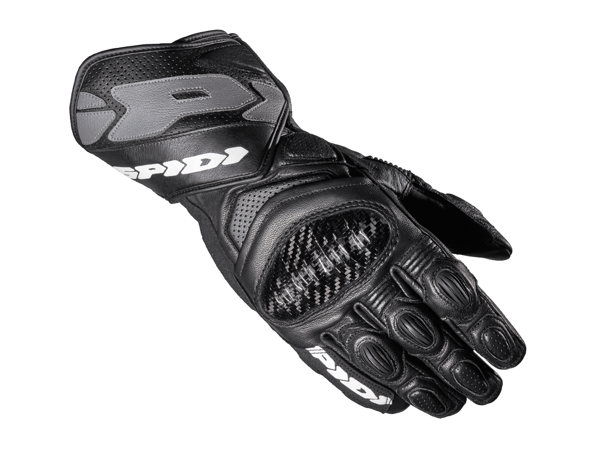 SPIDI Carbo 7 Motorcycle Gloves Black: MOTO-D Racing