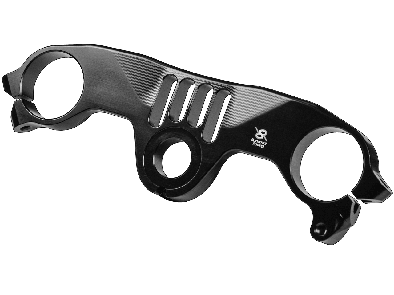 Bonamici Triple Tree Clamp Kawasaki Ninja ZX-10R (Black) (Race) (16-20) - アクセサリー Bonamici Triple Tree Clamp Kawasaki Ninja ZX-10R (Black) (Race) (16-20) - アクセサリー