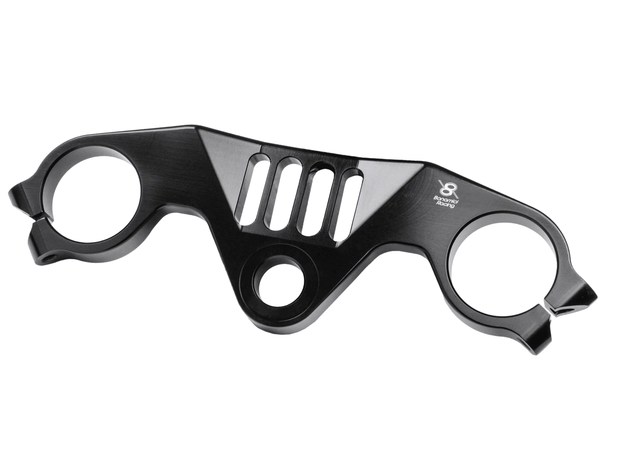 Bonamici Top Triple Clamp Yamaha R1/M (Black) (Race) (2015+): MOTO