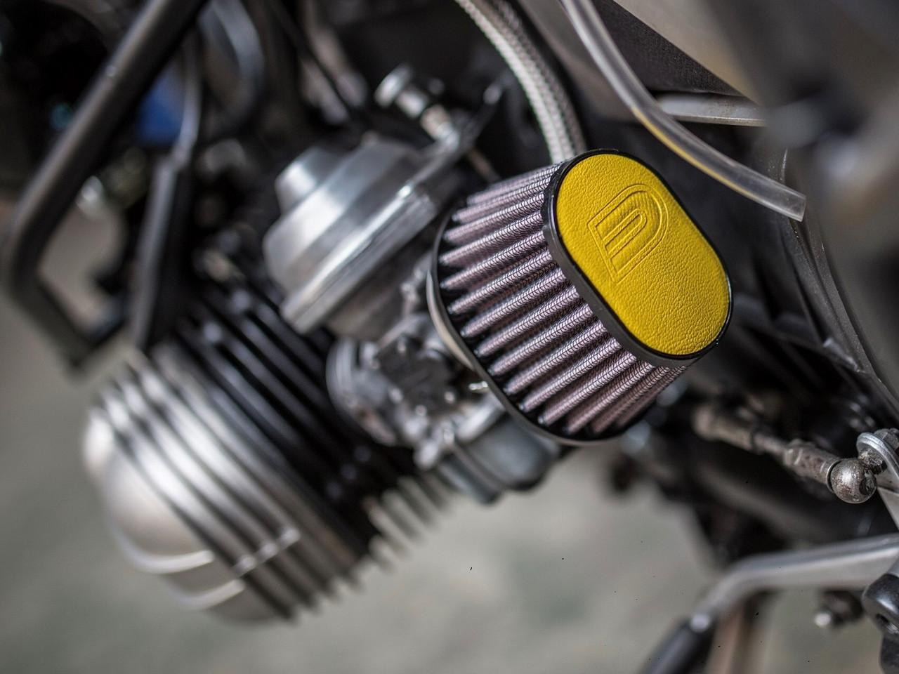 DNA Universal Leather Top Filter (Oval) (38mm): MOTO-D Racing