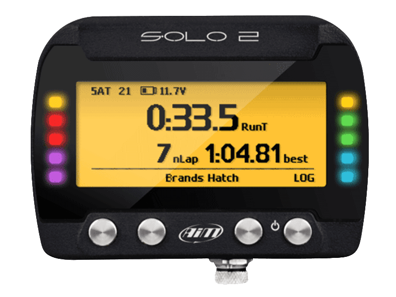 0 GPS Lap com: Motorcycle &frasl; AIM SOLO 2 GPSラップタイマー