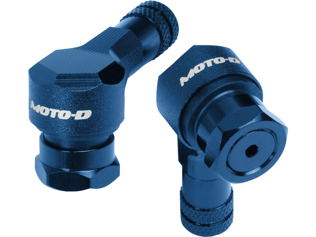 MOTO-D Motorcycle Angled Valve Stems Black 11.3mm