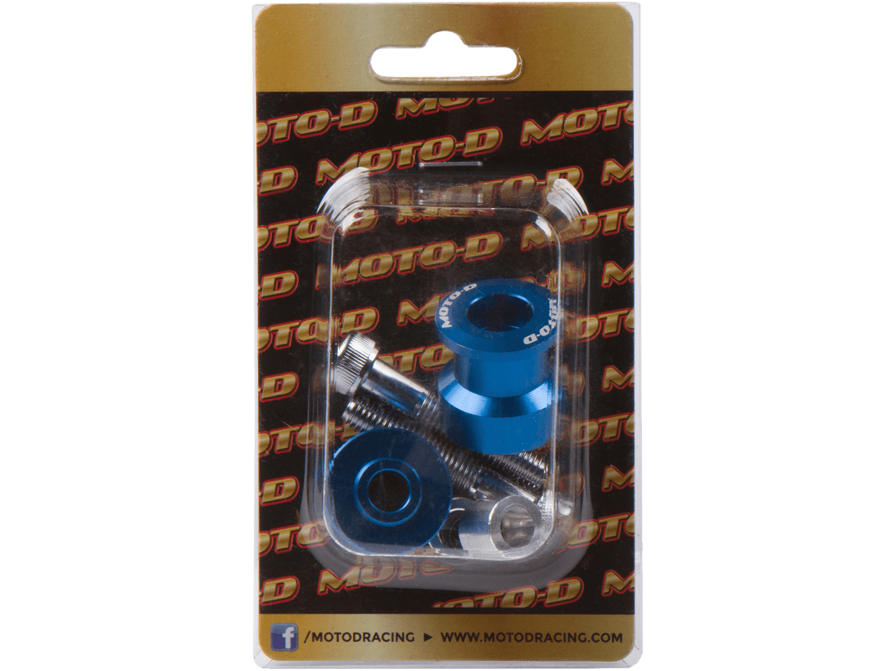 JS 限定 MOTO-D Motorcycle Swingarm Spools Blue (8mm)