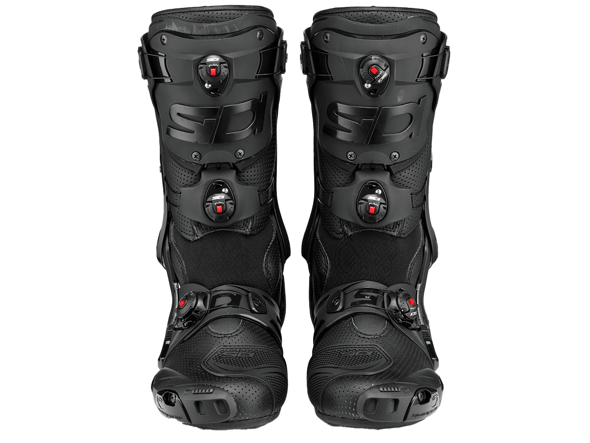 SIDI Rex Air Motorcycle Boots Black: MOTO-D Racing