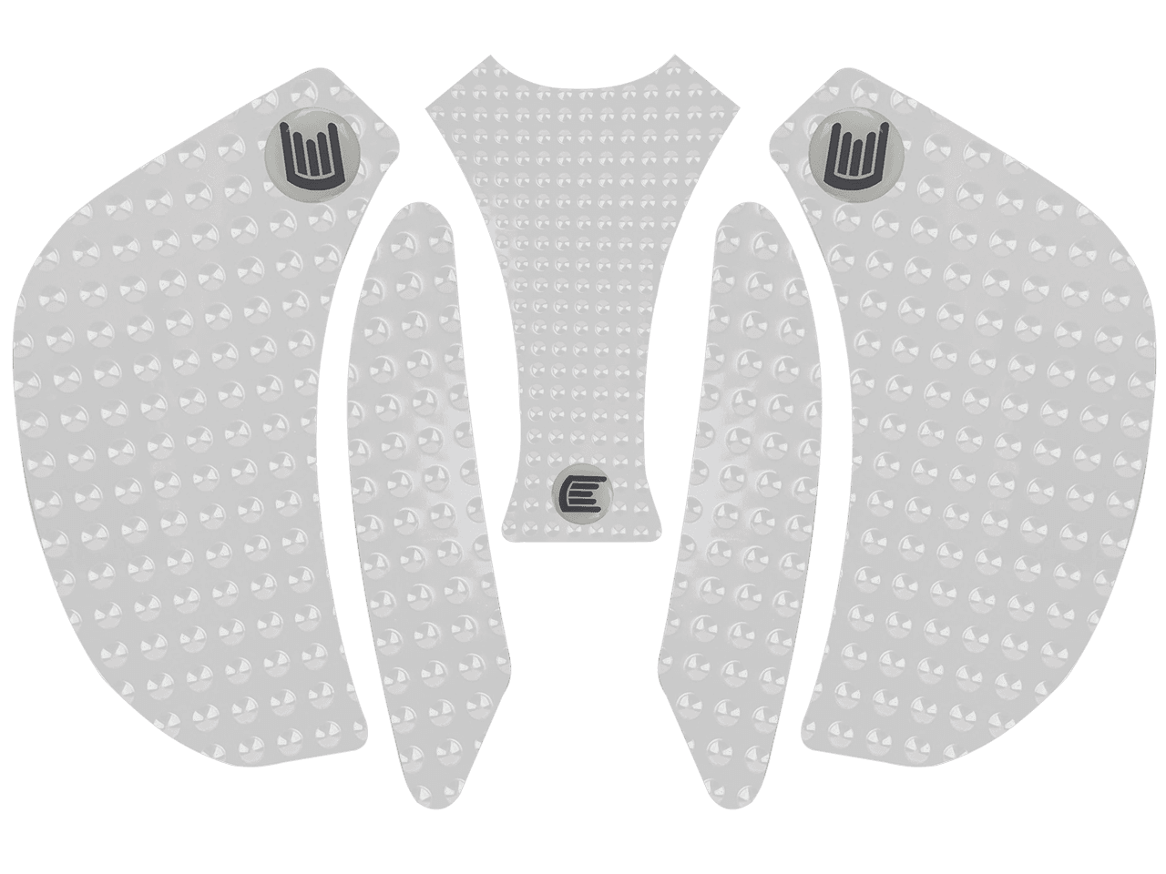 Yamaha FZ-1 Tank Grips (06-16) Clear Tank Pads Eazi-Grip: MOTO