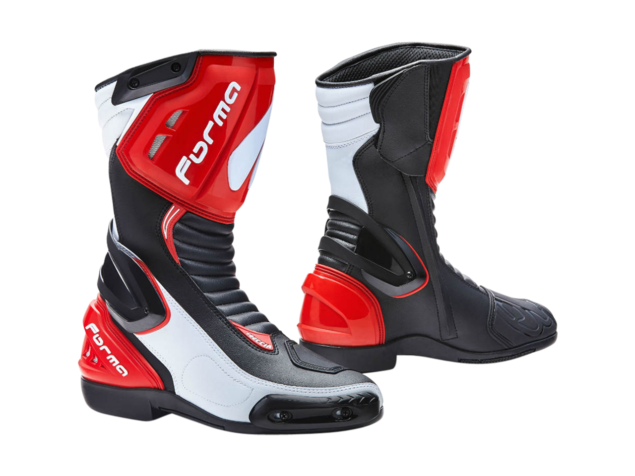Forma Freccia Sportbike Motorcycle Boots | Red: MOTO-D Racing