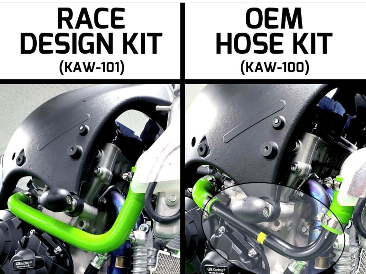 Samco Radiator Hose Kit Kawasaki ZX-10R (2021+) (Blue): MOTO