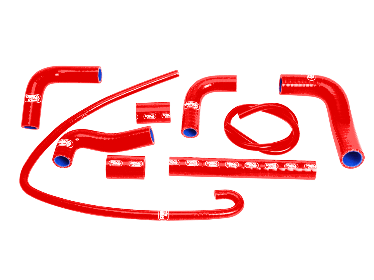 Samco Radiator Hose Kit Ducati Monster S4 R/S (06-09) (Red): MOTO