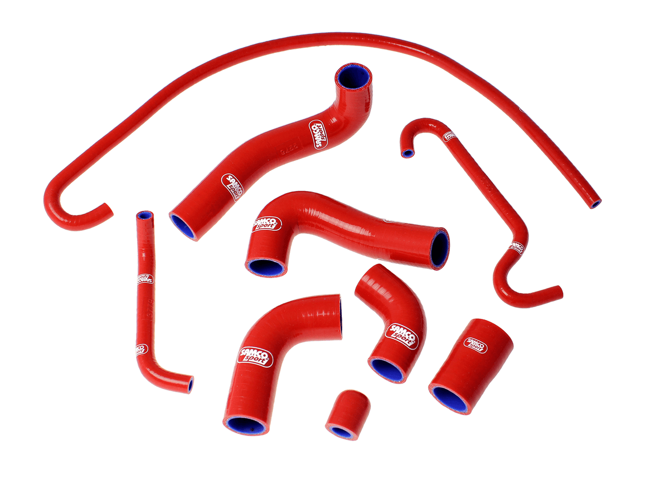 Samco Radiator Hose Kit MV Agusta F4 1000 (10-19) (Red): MOTO-D Racing