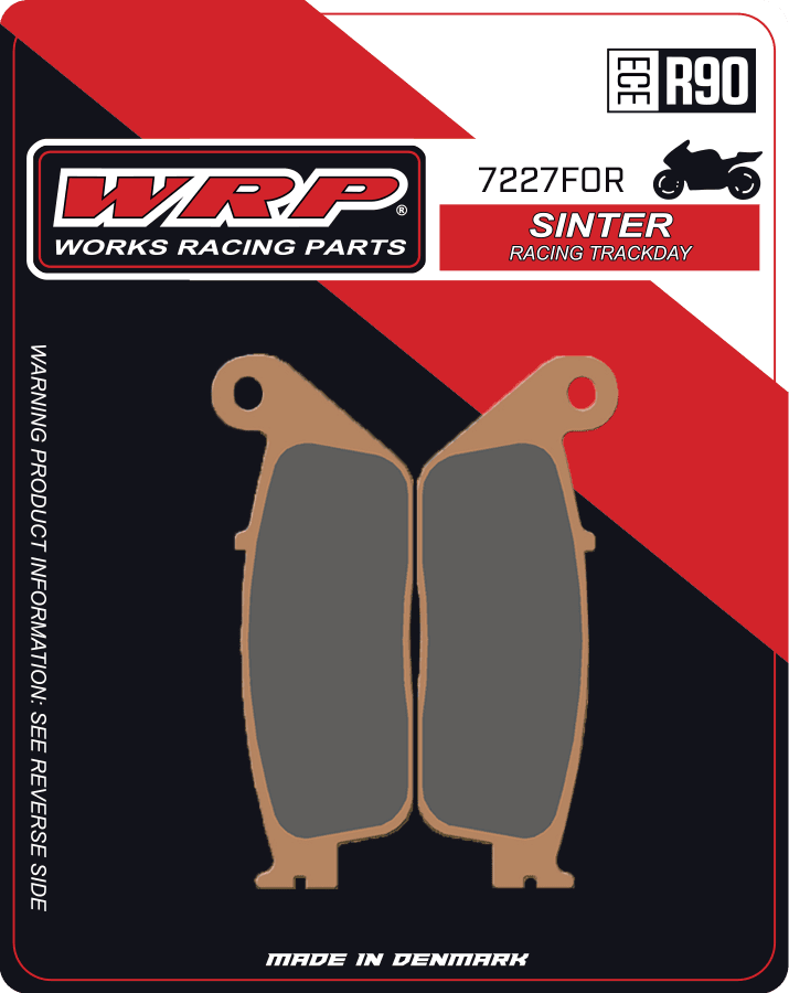 その他 ok WRP Motorcycle Brake Pads Sinter Racing / Trackday 7227 F0R