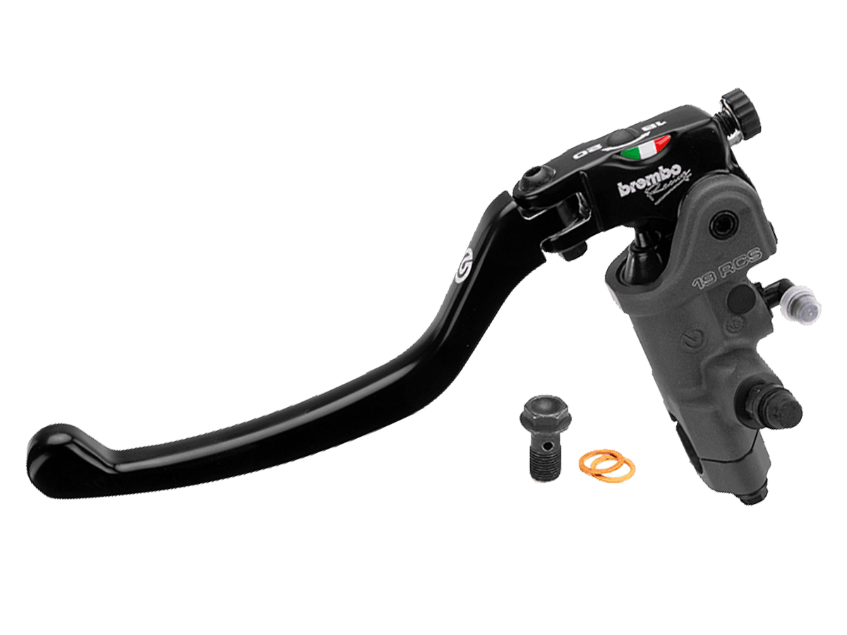 thumbnail image 2 of Brembo 19RCS Radial Clutch Master Cylinder – 19mm With Folding Lever & Adjustable Ratio 2 of 3