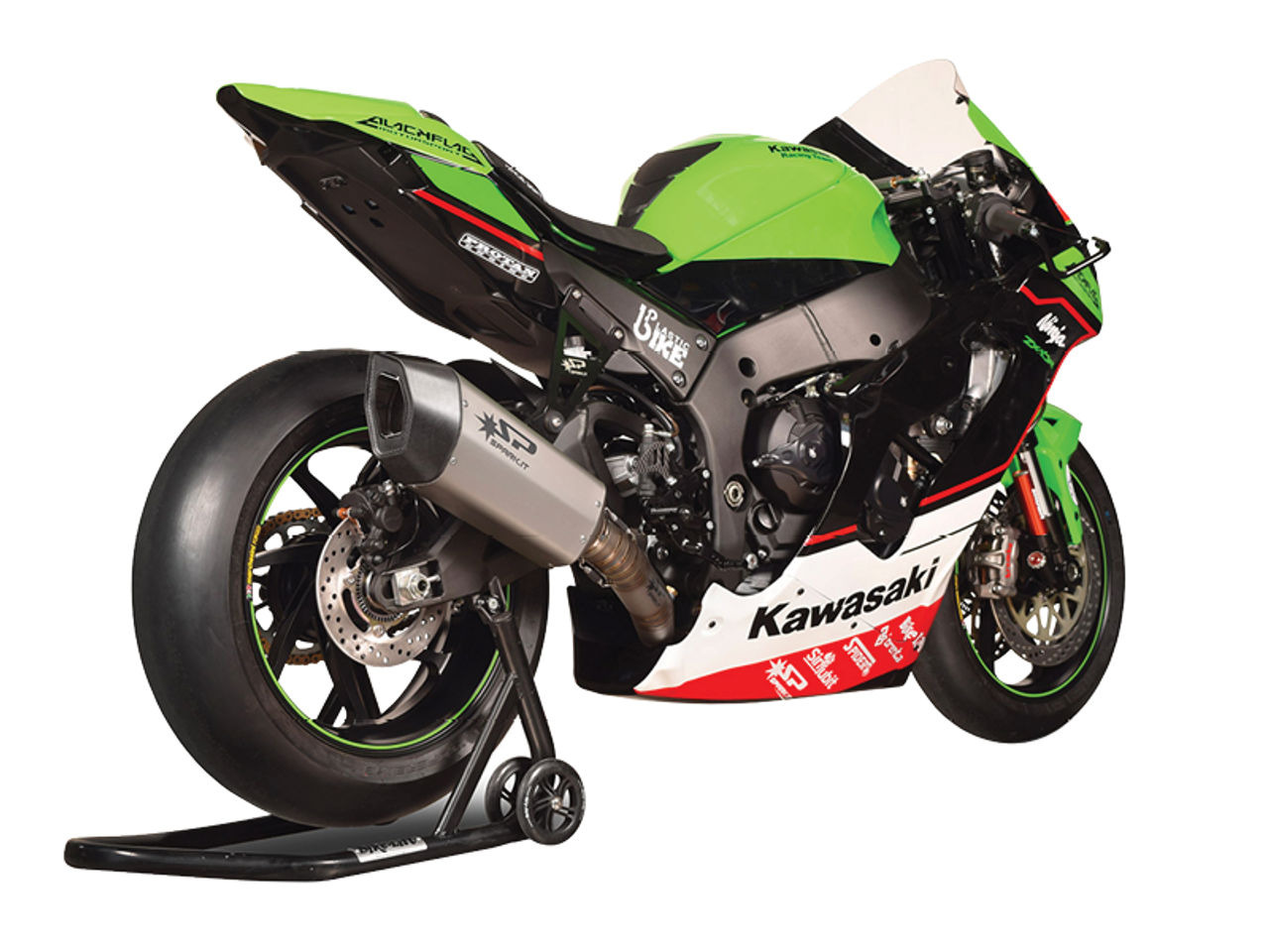 新入荷IXRACE KAWASAKI ZX10 R \'16-\'18 M9 ヘキサゴン デュアルエンド スリップオン マフラー マフラー本体（社外）