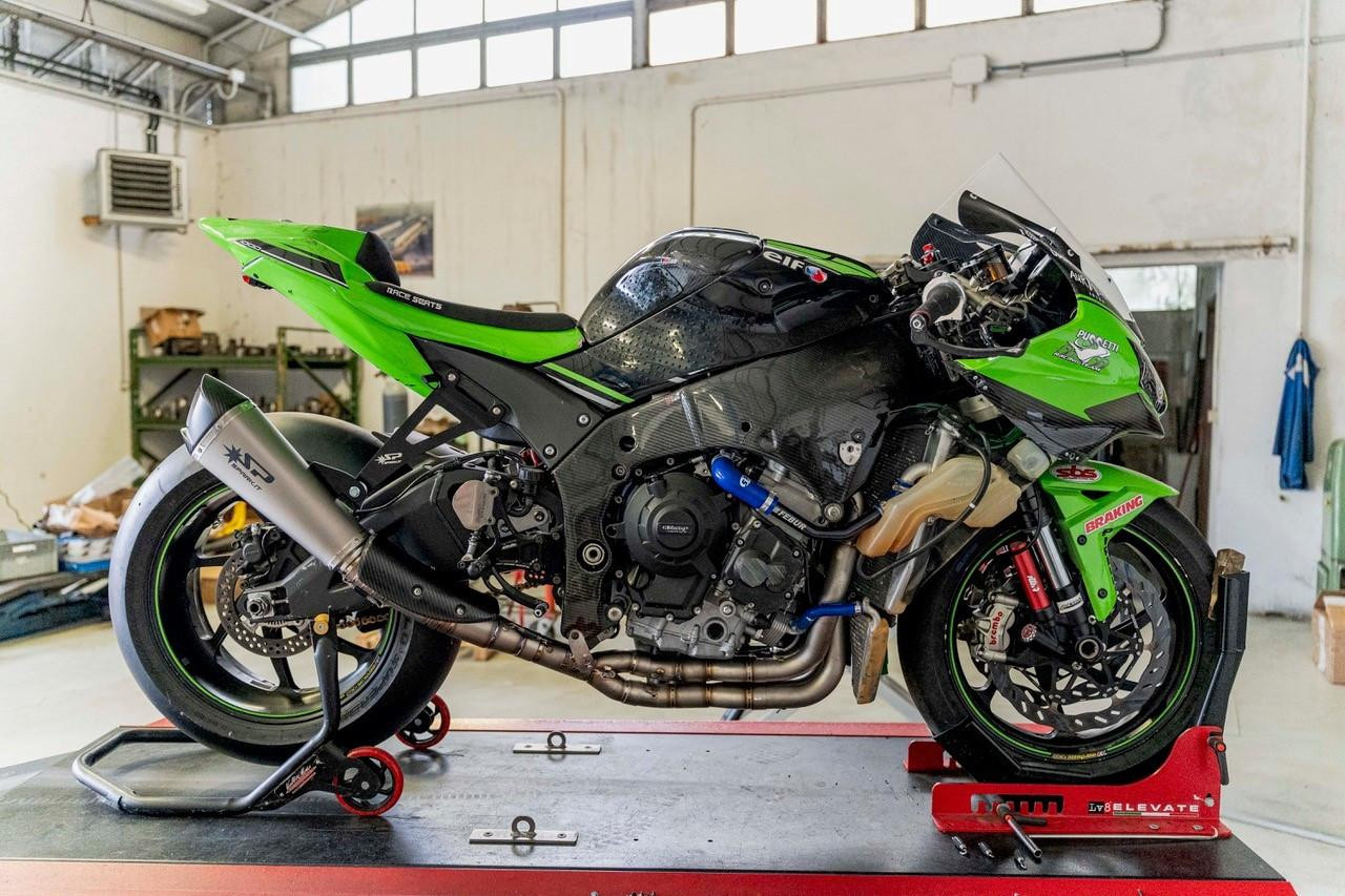 Kit Tubi Freno Per Moto, Kawasaki - ZX10R/ZX10RR ABS (solo anteriori) (2016-2019), Layout S, Numero Tubi: 4