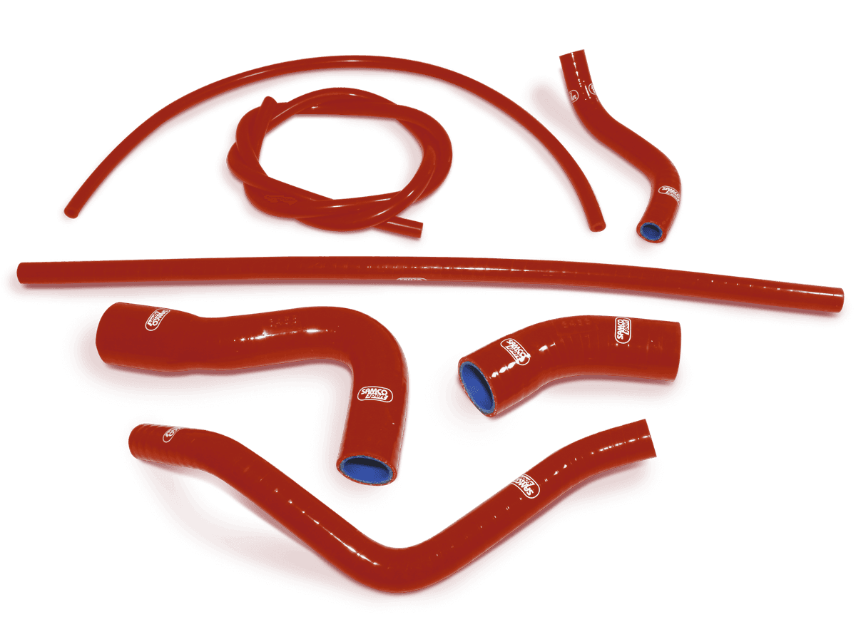 Samco Radiator Hose Kit Aprilia RS 660 (Red): MOTO-D Racing