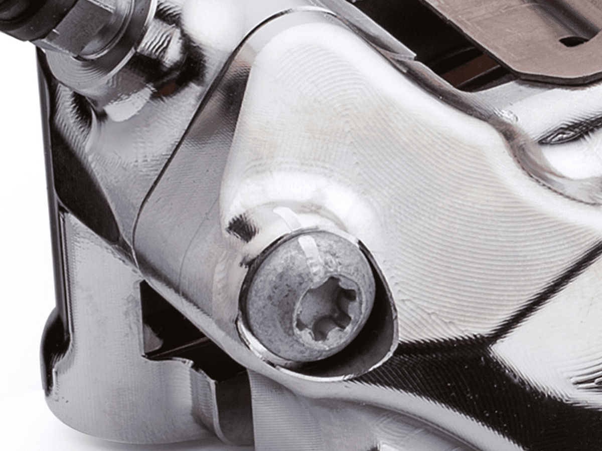 Brembo 108mm GP4-RX Billet Caliper Set Front Nickel-Red: MOTO-D Racing