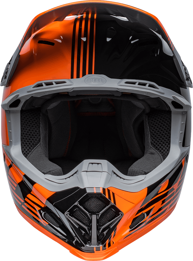 Bell MX-9 MIPS Dirt Helm – Offroad-Helm, Größe X-Large, DOT-zertifiziert – In Gloss White/Black