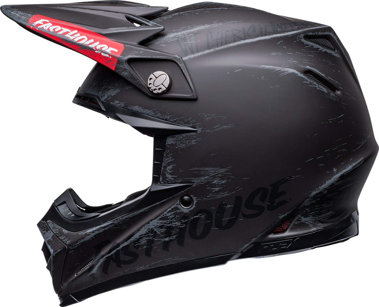 Bell Moto-9S Flex Helmet Fasthouse Mojave Matte Black/Gray Size M: MOTO-D  Racing