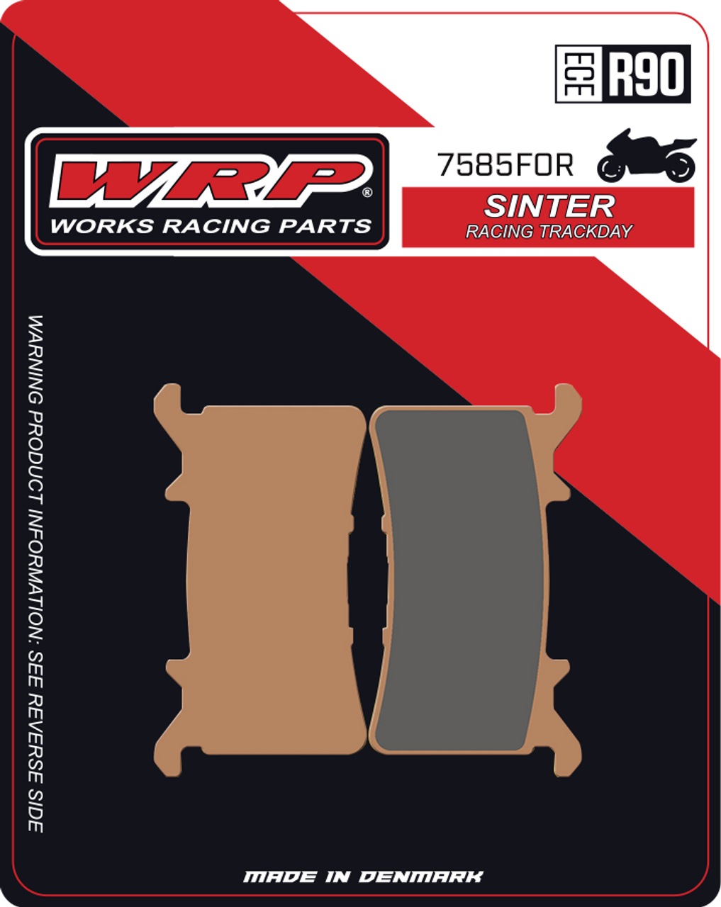 WRP Brake Pads Sinter Racing / Trackday 7585 F0R: MOTO-D Racing