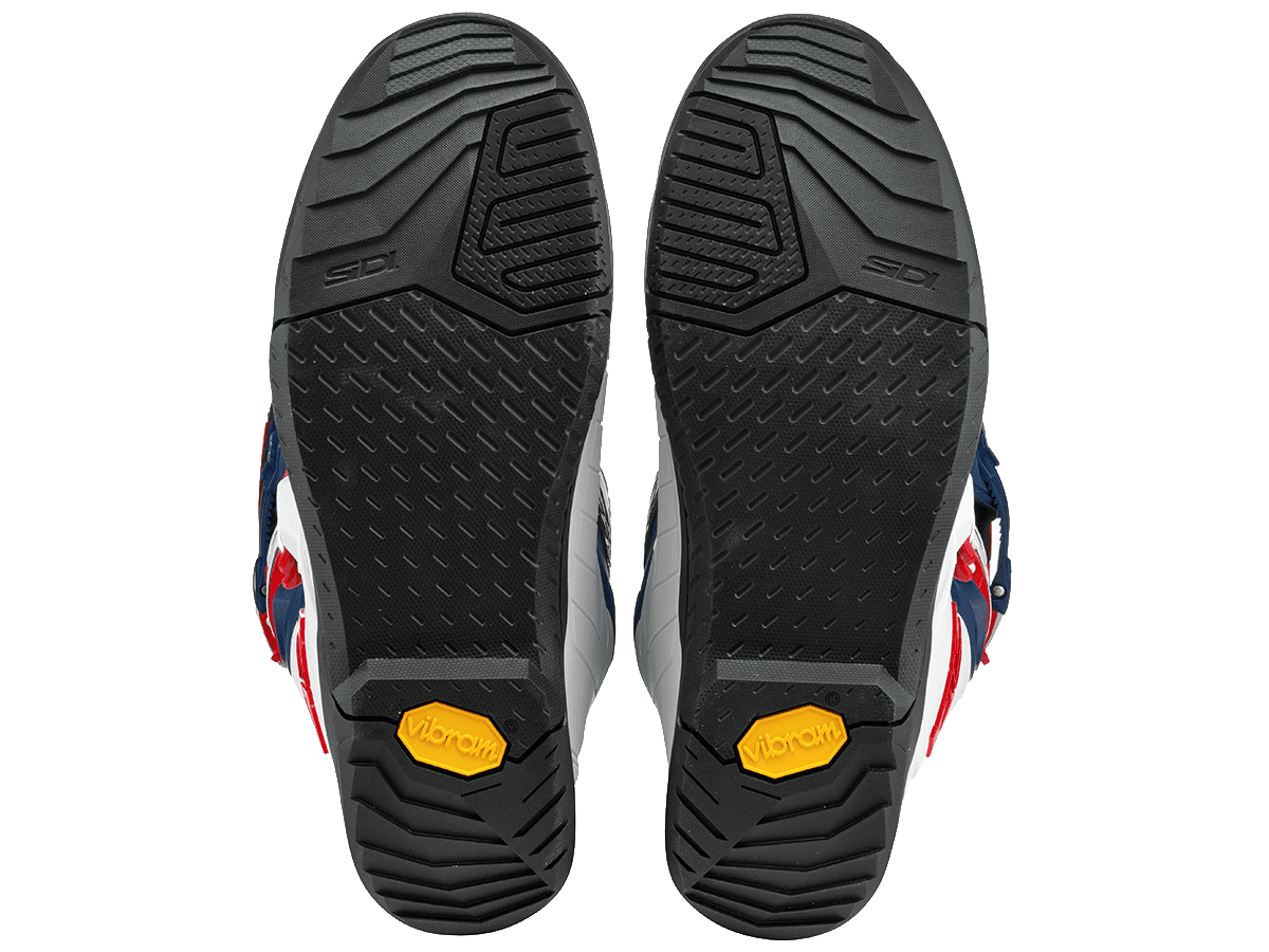 Sidi X-Power SC Motorcycle Boots Blue/White/Red: MOTO-D Racing