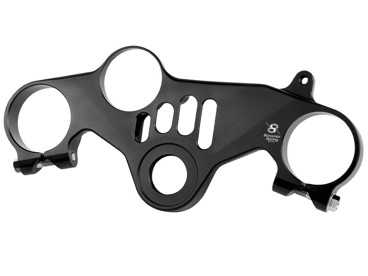 Bonamici Top Triple Clamp Yamaha R6 (Black) (Street) (2017+): MOTO