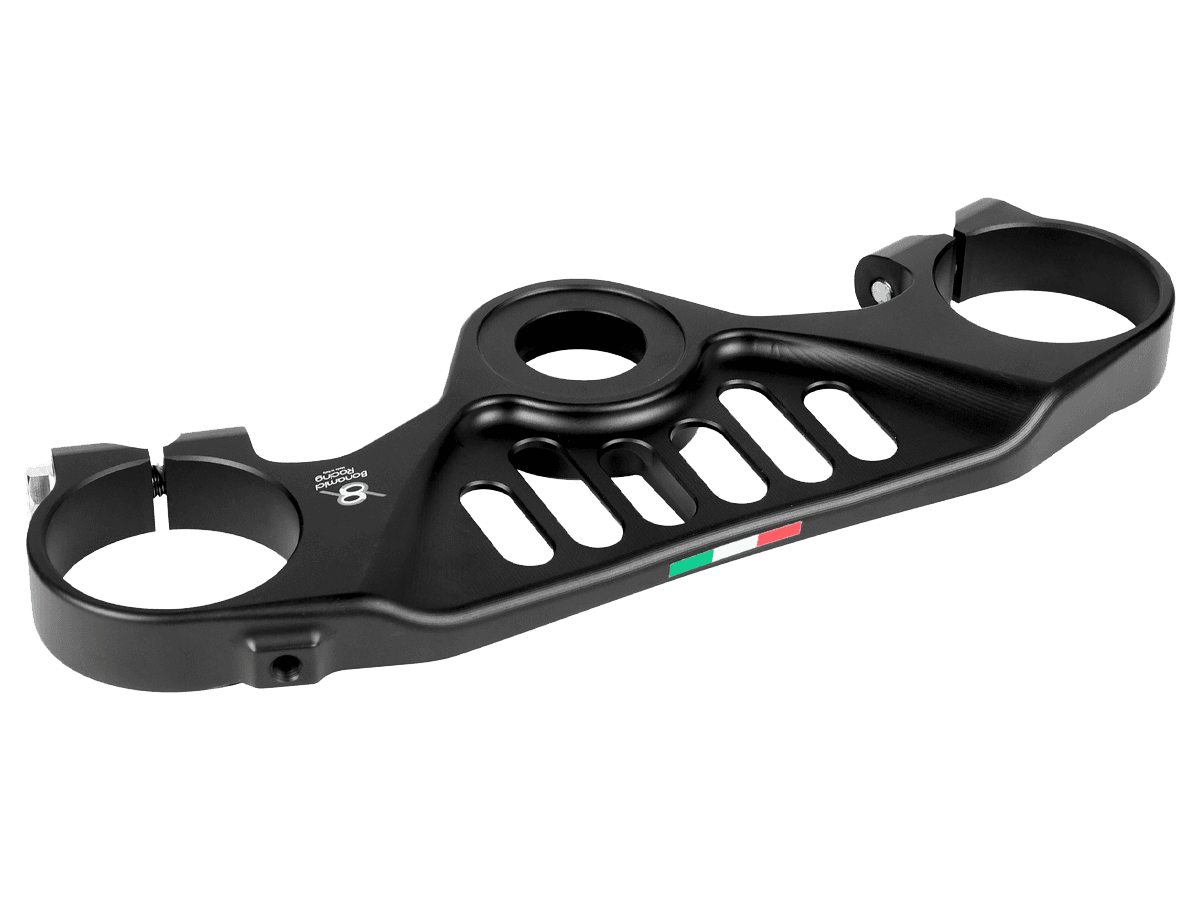 Bonamici Top Triple Clamp Yamaha R6 (Black) (Race) (2017+): MOTO-D