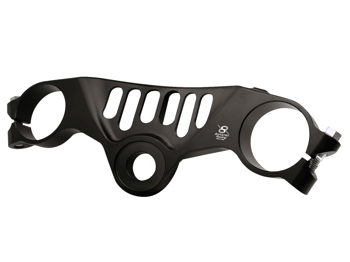 Bonamici Top Triple Clamp Yamaha R7 (Black) (Race) (2022+): MOTO-D