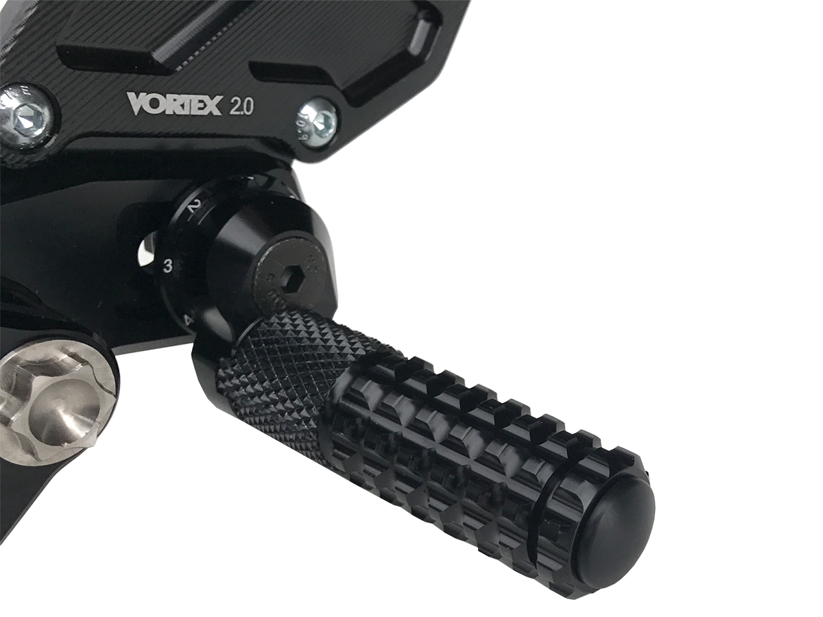 Vortex Yamaha R3 Rearsets: MOTO-D Racing