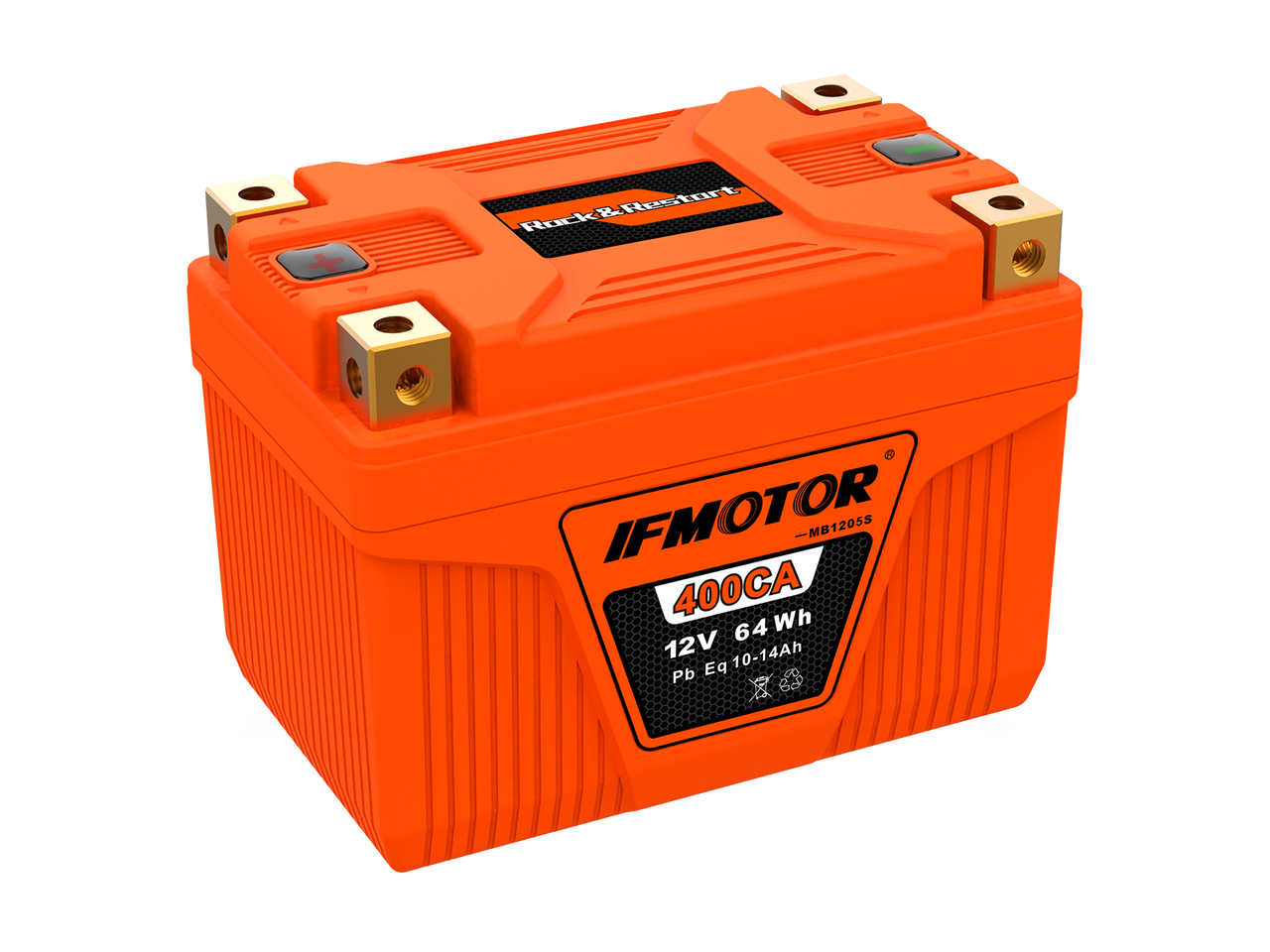 IF Motor MB1205S Lithium-Ion Sportbike Motorcycle Battery (Rock