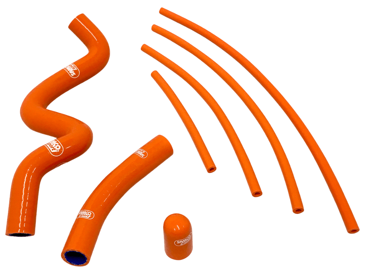 Samco Radiator Hose Kit KTM RC 390 (2014+) (Orange): MOTO-D Racing