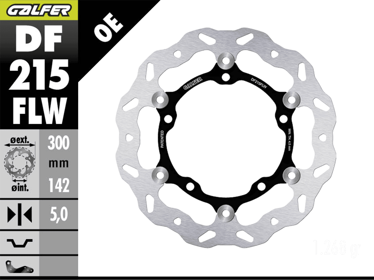 2017 TAC　TOEIC　900　DVD　Kライスジェラ Galfer Kawasaki Z 900 / RS Front Brake 300mm Floating Wave Rotor