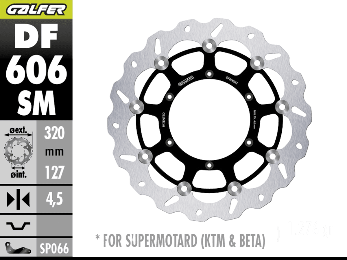 Galfer KTM 690 SMC Front Brake 320mm Super Motard Floating Wave