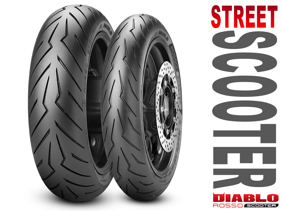 Pirelli Scooter Rosso Diablo - Front Tire DIABLO Motorcycle | tire