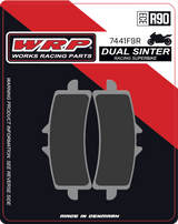 WRP Brake Pads Dual Sinter DS Racing Superbike 7441 F9R
Fitment
OEM Brembo M4, M50, GP4-RS, Stylema, GP4-RX, GP4-MS
Same as SBS 841 DS-1 / DS1
Aprilia RSV4 1000 ABS (2009-2014)
Aprilia RSV4 1000 Factory (2009-2011)
Aprilia RSV4 1000 Factory APRC ABS (2014-2016)
Aprilia RSV4 1100 (non-Factory) (2019-2024)
Aprilia RSV4 1100 Factory (2019-2024)
Ducati 848 EVO (2011-2012)
Ducati 1098 (2007-2010)
Ducati 1098/S Streetfighter (2009-2014)
Ducati Streetfighter V2 (2025)
Ducati 1198 S/SP (2009-2013)
Ducati Hypermotard 1100/SP/EVO (2007-2013)
Ducati Panigale 1199 (2012-2015)
Ducati Panigale 1299 (2015+)
Ducati Panigale V2 (2025)
Ducati Panigale V4 (2018-2024)
Ducati Panigale V4 S (2018-2024)
Ducati Panigale V4 R (2019+)
Ducati Monster V2
Ducati Multistrada V4 S/RS/Pikes Peak
Honda CBR 1000 RR-R Fireblade SP/SP2 (2023+) (Brembo)
Husqvarna FS 450 (2015+)
Kawasaki Ninja H2 (2015+)
Kawasaki Ninja ZX-10R (2016+)
Kawasaki ZH2 SE 1000 (2021+)
KTM 450 SMR (2021+)
KTM Duke 690/R (2014-2017)
KTM RC8 1190 (2008-2015)
KTM RC8 C 890
KTM SuperDuke 1290/R (2014+)
MV Agusta F4 (2012+)
MV Agusta F4 (2008-2011)
Suzuki GSX-R 600 / 750 (2011+)
Suzuki GSX-R 1000 (2012+)
Suzuki GSX-R 1000 R (17-19)
Suzuki GSX-S 1000GT /GT+
Suzuki Hayabusa (2013+)
Yamaha R1 (2025+)
Yamaha R9 (2025+)
Equivalent to Galfer 373
Equivalent to Vesrah VD-9031
Equivalent to EBC FA447