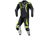Alpinestars GP Tech V5 Leather Race Suit (Black/White/Red Fluo)
