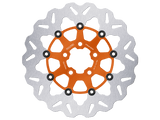 Galfer Harley Davidson Road King Rear Brake Billet Floating Wave Rotor (Orange) (2016-19) (GLF-DF836CWUN)